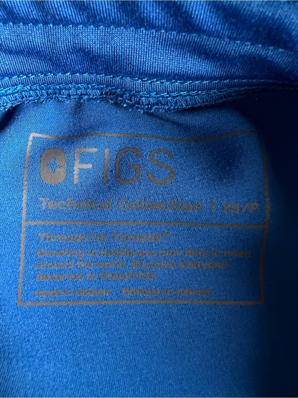 Figs Women's Bright Royal BlueScrub set - size xsmall/petite - Picture 5 of 8